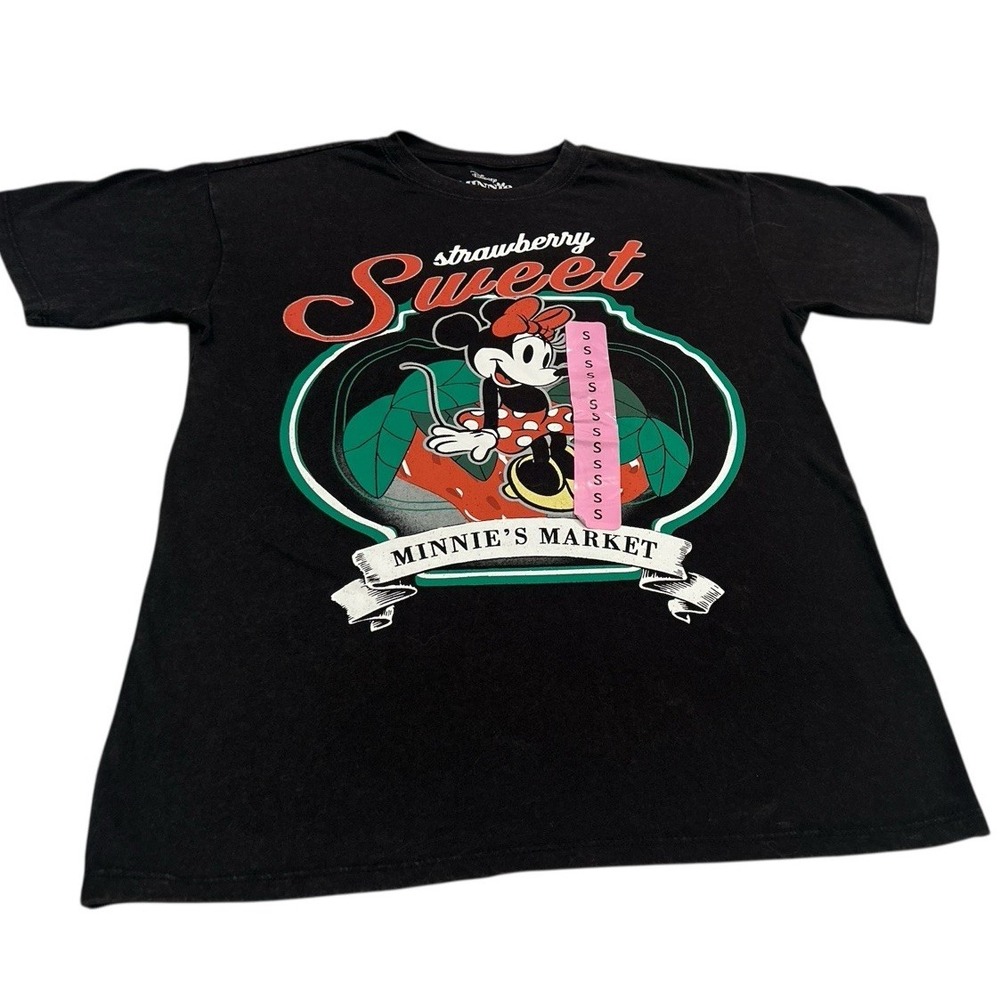 Character Women's Lightweight Crewneck Retro Soft VTG Wash Tee Minnie Mouse S‎